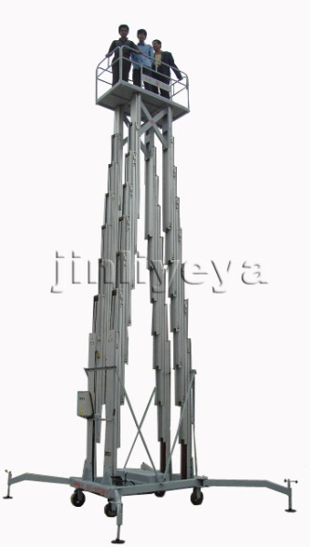 泰安四桅柱铝合金高空作业平台